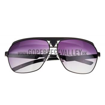 Prada Sporty Embellished Black Frame Linea Rossa Logo Sunglasses 308300