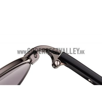 Prada Aviator Chrome Frame Grey Lenses Sunglasses 308152