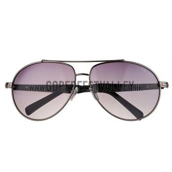 Prada Aviator Chrome Frame Grey Lenses Sunglasses 308152