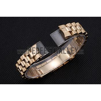 Rolex Polished and Brushed Gold Bracelet  622491