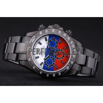 Rolex Cosmograph Daytona Black Bracelet Russian Flag Dial 7472