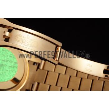 Swiss Rolex Day-Date Diamonds Yellow Gold-srl184  621614