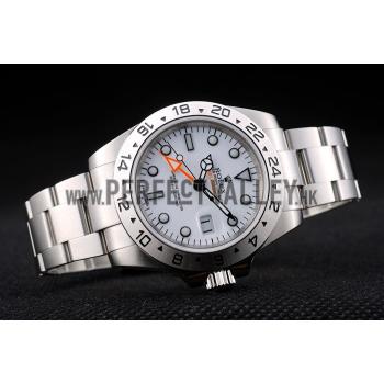 Rolex Explorer Stainless Steel Bezel White Dial  Tachymeter