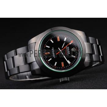 Cheap Rolex Milgauss Pro-Hunter Tinted Green Saphire Black Dial