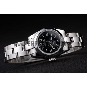 Rolex Explorer Polished Stainless Steel Black Dial 98089