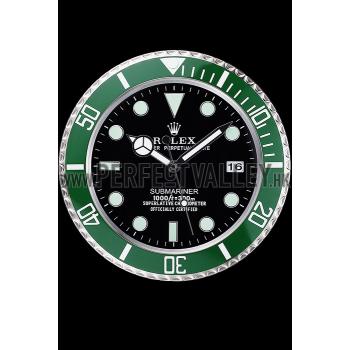 Rolex Submariner Wall Clock Silver-Green  621912