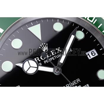 Rolex Submariner Wall Clock Silver-Green  621912