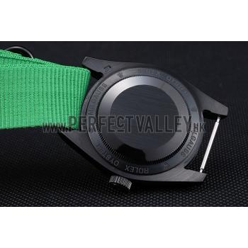 Rolex Milgauss Bamford Green Nylon Strap 622004