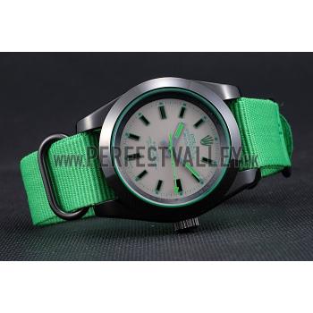 Rolex Milgauss Bamford Green Nylon Strap 622004