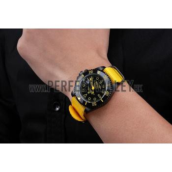 Cheap Rolex Stealth Submariner Yellow Nylon Strap 622012