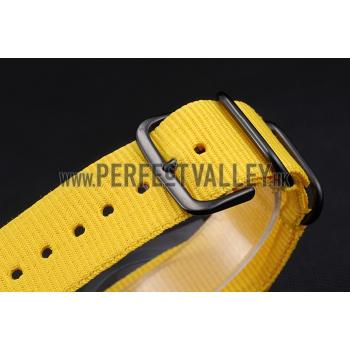 Cheap Rolex Stealth Submariner Yellow Nylon Strap 622012