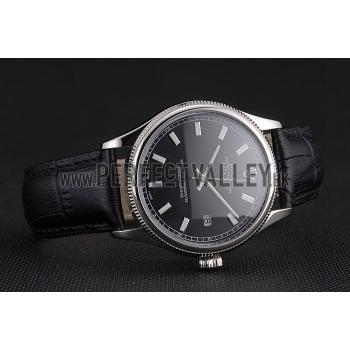 Swiss Rolex Datejust Black Dial Stainless Steel Case And Bracelet