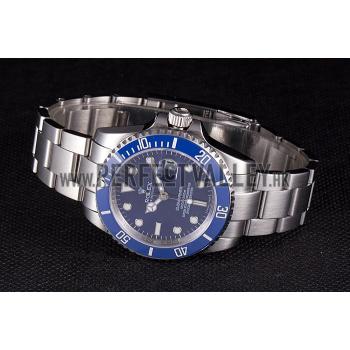 Rolex Submariner Stainless Steel Link Bracelet Blue Dial  621687