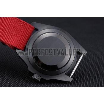 Rolex Stealth Submariner Red Nylon Strap 622010