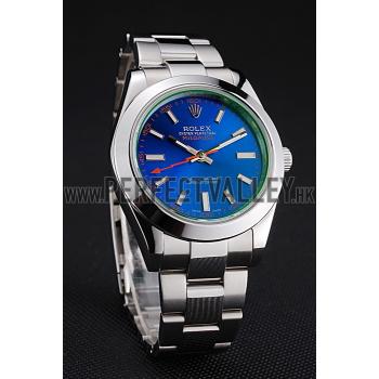 Cheap Rolex Milgauss Blue Dial Stainless Steel Case And Bezel  622838