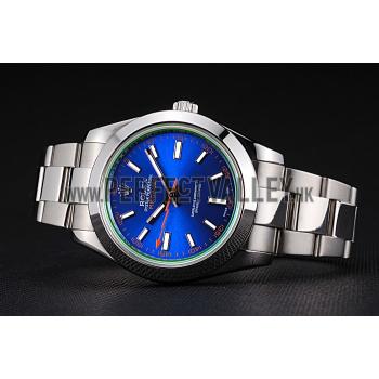 Cheap Rolex Milgauss Blue Dial Stainless Steel Case And Bezel  622838