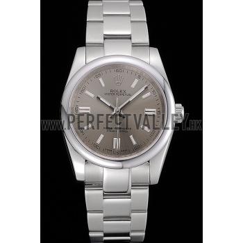 Rolex Oyster Perpetual DateJust Stainless Steel Case Silver Dial Stainless Steel Bracelet   622640 Replica