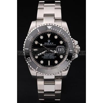 Rolex Submariner Black Ceramic Tachymeter Black Dial 98235