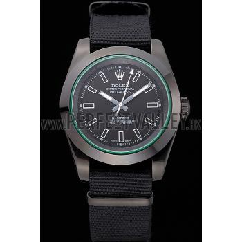 Rolex Milgauss Bamford Black Nylon Strap 622001