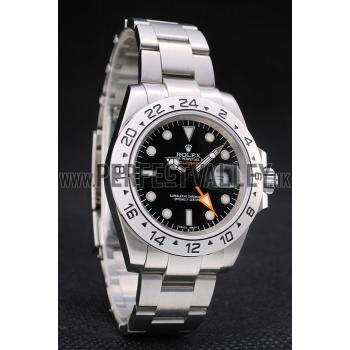 Rolex Explorer Stainless Steel Bezel Black Dial  Tachymeter