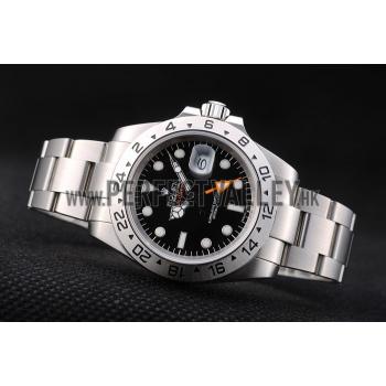 Rolex Explorer Stainless Steel Bezel Black Dial  Tachymeter