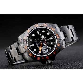 Replica Rolex Swiss Explorer Black Ceramic Bezel Black Dial Tachymeter 98240