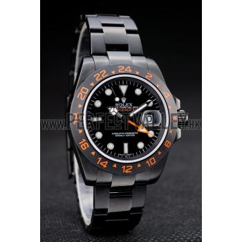 Replica Rolex Swiss Explorer Black Ceramic Bezel Black Dial Tachymeter 98240