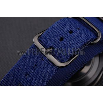 Rolex Stealth Submariner Blue Nylon Strap 622008 Replica