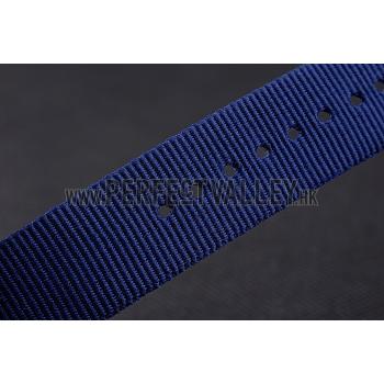 Rolex Stealth Submariner Blue Nylon Strap 622008 Replica