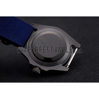 Rolex Stealth Submariner Blue Nylon Strap 622008 Replica