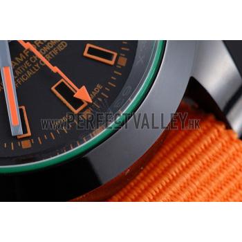 Rolex Milgauss Bamford Orange Nylon Strap 622003