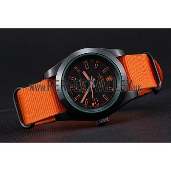 Rolex Milgauss Bamford Orange Nylon Strap 622003