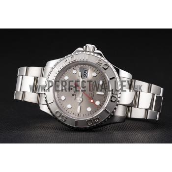 Swiss Rolex Yacht-Master Gray Dial Stainless Steel Case And Bracelet