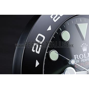 Cheap Rolex Explorer II Wall Clock Black  622477