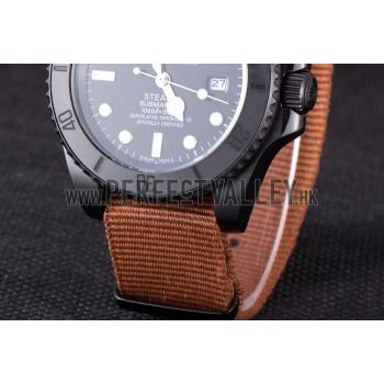 Rolex Submariner STEALTH MK IV Brown Fabric Band rl426 621388