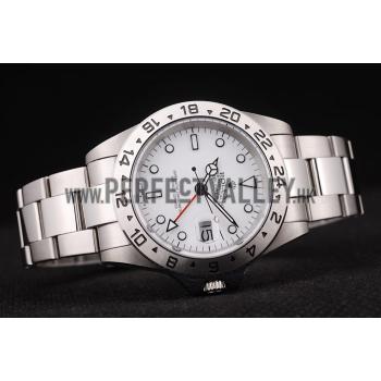 Rolex Explorer Stainless Steel Tachymeter White Dial