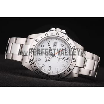 Rolex Explorer Stainless Steel Tachymeter White Dial