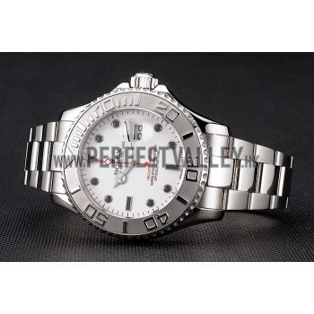 Rolex Yacht-Master White Dial Stainless Steel Case And Bracelet