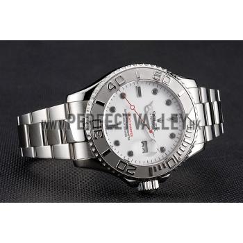 Rolex Yacht-Master White Dial Stainless Steel Case And Bracelet