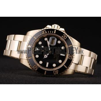 Replica Rolex Submariner Black Ceramic Tachymeter Black Dial 98231