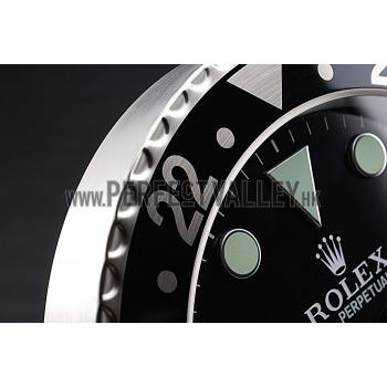 Replica Rolex GMT Master II Wall Clock Black-Red  622478