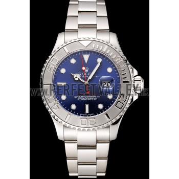 Rolex Yacht-Master Blue Dial Stainless Steel Case And Bracelet