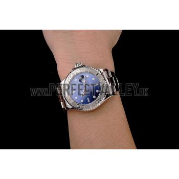 Rolex Yacht-Master Blue Dial Stainless Steel Case And Bracelet