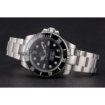 Replica Swiss Rolex Submariner No Date Black Dial And Bezel Stainless Steel Case And Bracelet