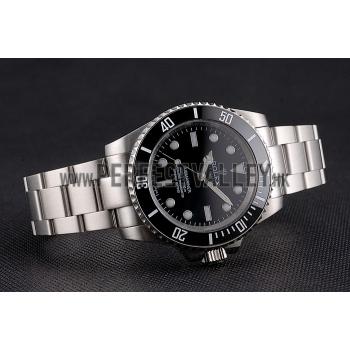 Replica Swiss Rolex Submariner No Date Black Dial And Bezel Stainless Steel Case And Bracelet