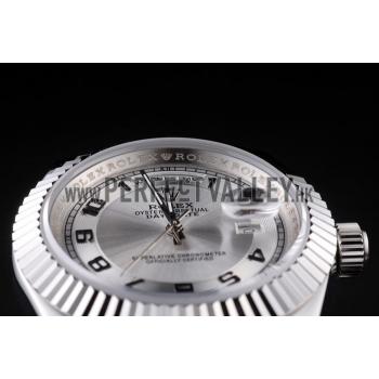 Rolex Day-Date Polished Stainless Steel White Dial