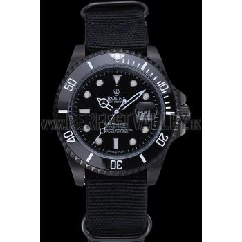 Rolex Submariner Black Nylon Strap 622006