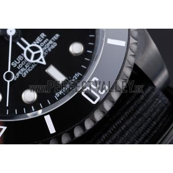 Rolex Submariner Black Nylon Strap 622006