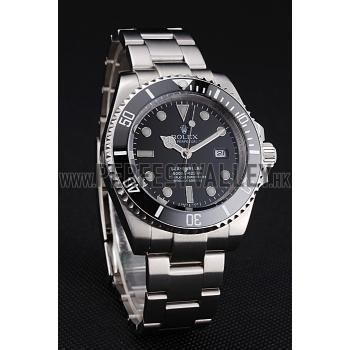 Rolex Sea Dweller Black Dial Stainless Steel Case And Bracelet  622837