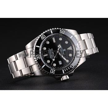 Rolex Sea Dweller Black Dial Stainless Steel Case And Bracelet  622837